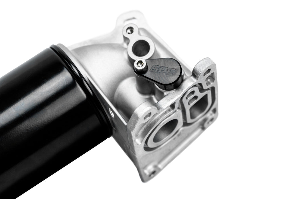 SPE Motorsport 2020+ 6.7 Powerstroke Oil Volume Solenoid Block Off.
