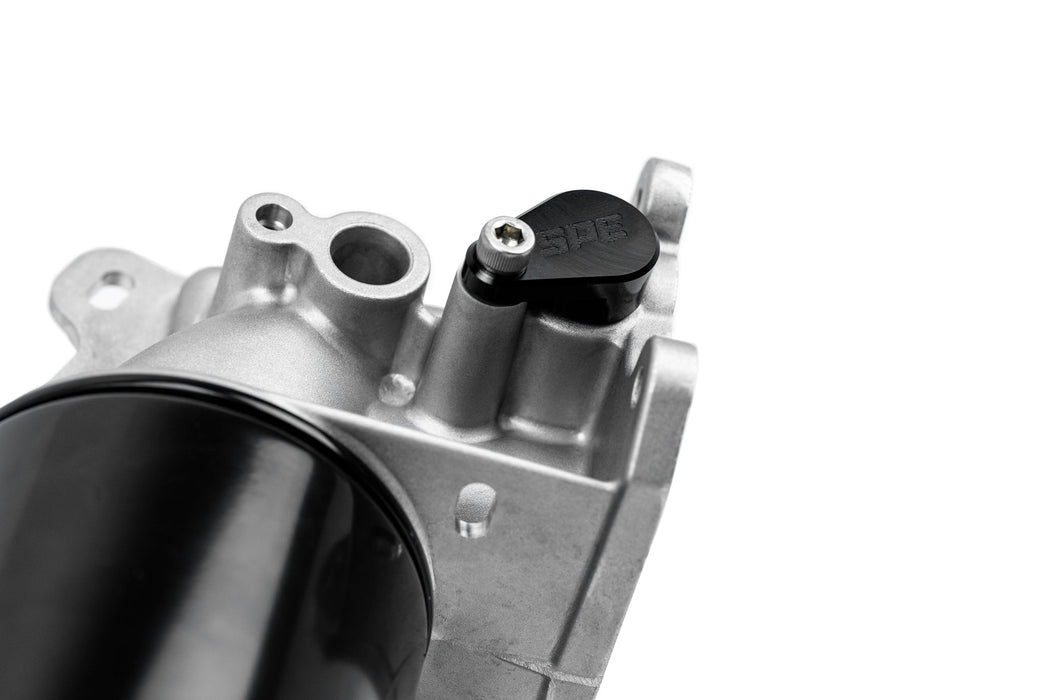 SPE Motorsport 2020+ 6.7 Powerstroke Oil Volume Solenoid Block Off.