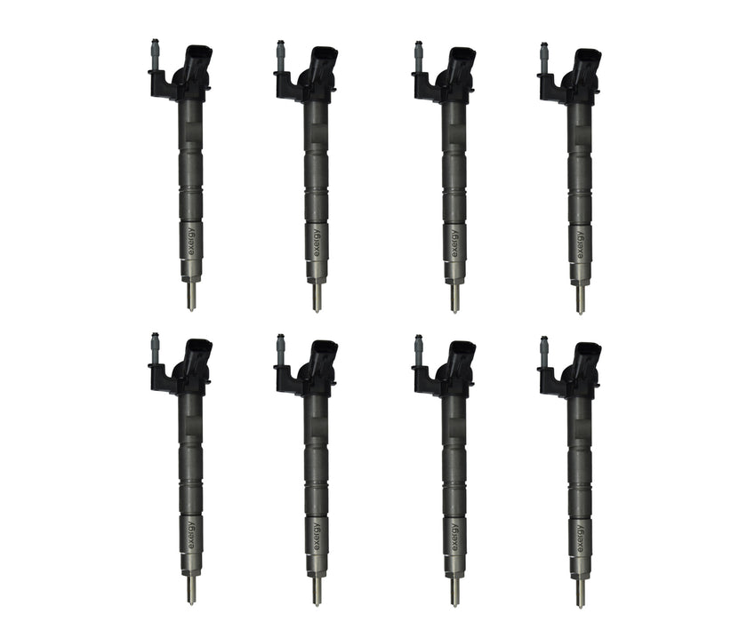 Exergy 11-16 Chevrolet Duramax 6.6L LML Reman 100% Over Injector - Set of 8