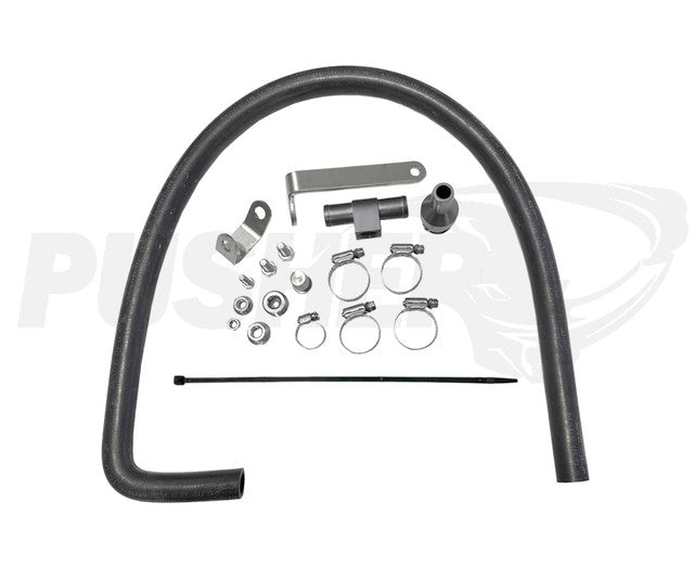 Pusher Coolant Reroute Kit for 2019+ RAM 6.7L Cummins Trucks.