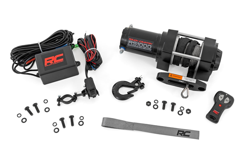 1000-LB Winch | UTV | Synthetic Rope.