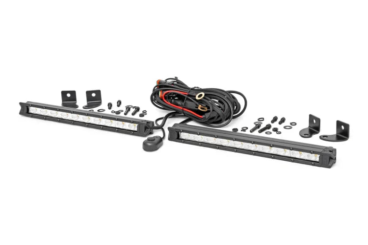 10-Inch Slimline Cree LED Light Bars Pair Rough Country