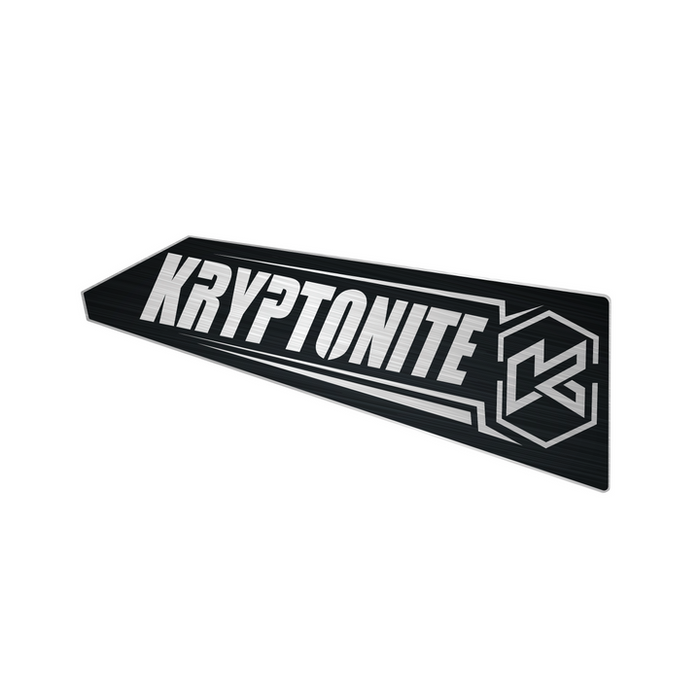Kryptonite Upper Control Arm Stainless Logo Plates | 2011–2025 Gm Hd