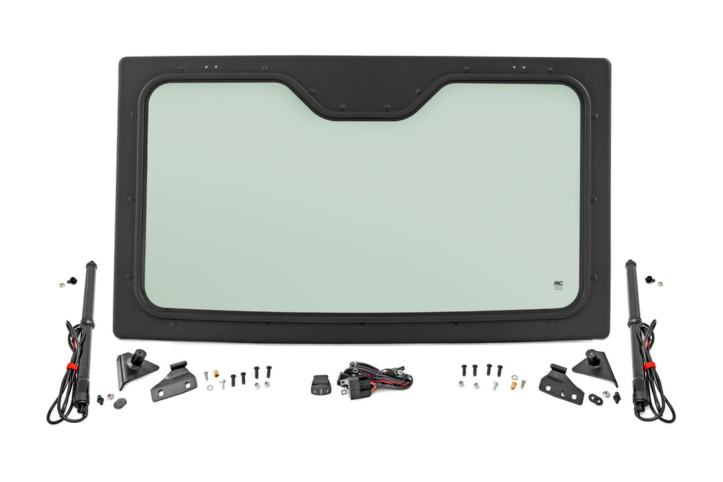 Electric Tilt Windshield | Glass | Formed Frame | Can-Am Defender HD 8/HD 9/HD 10