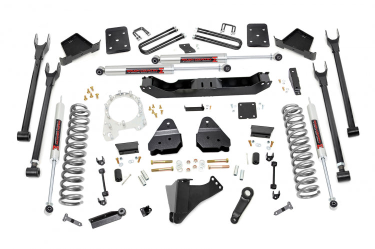 6 Inch Ford 4-Link Suspension Lift Kit Rear 17-19 F-250 4WD Diesel w/Overloads Rough Country