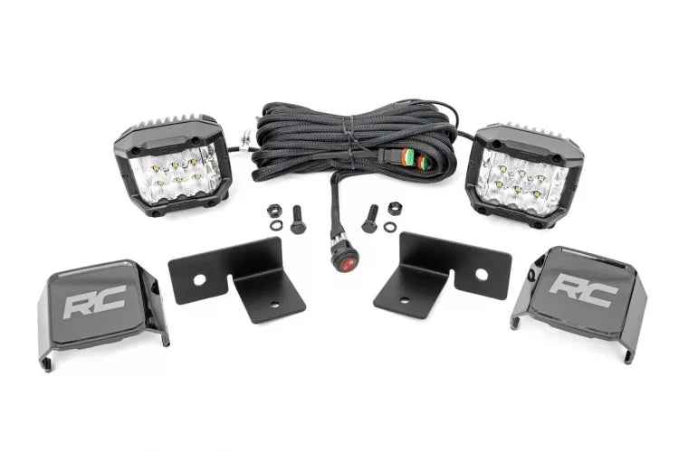 Polaris General 2 Inch Cube Under Bed LED Kit For 18-Pres General Rough Country