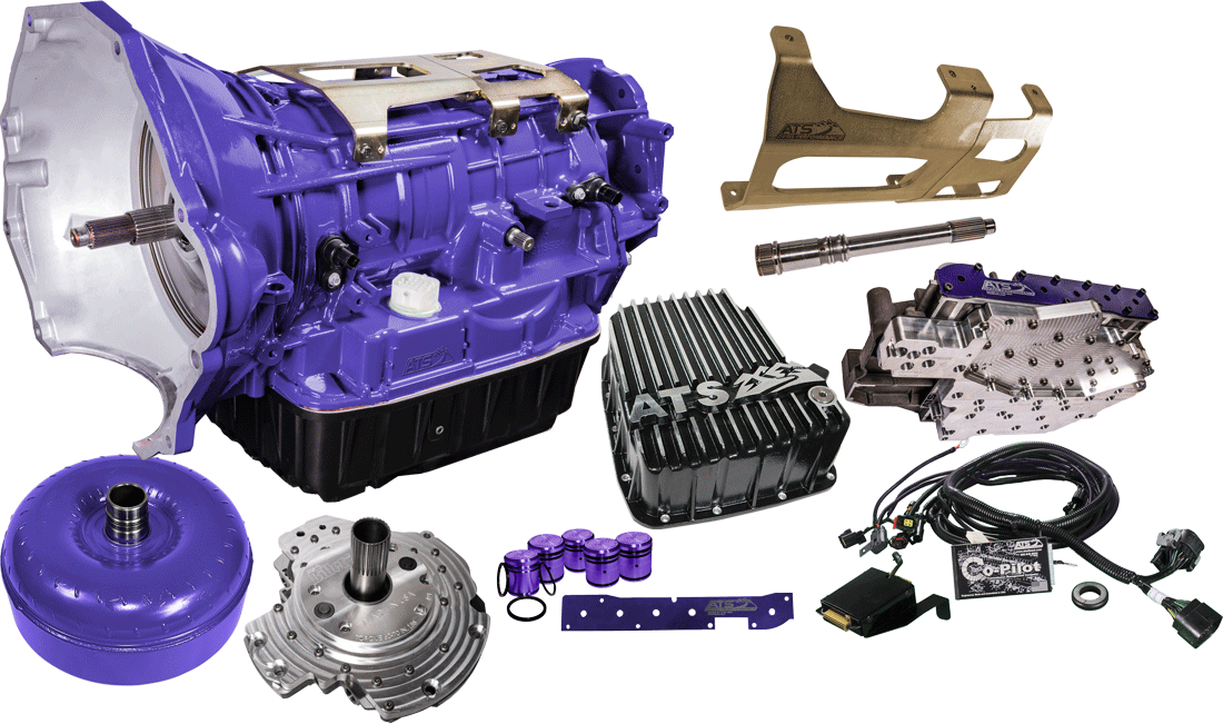 ATS Diesel 07.5-11 Dodge Ram Cummins 6.7L 4WD Stage 2 68Rfe Transmission Package