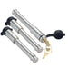 Gen-Y InfiniteRule (2) 5/8in x 3-1/8in Hitch Locks (1) 5/8in x 3-1/8in 2.5in Receiver Lock w/6 Keys.