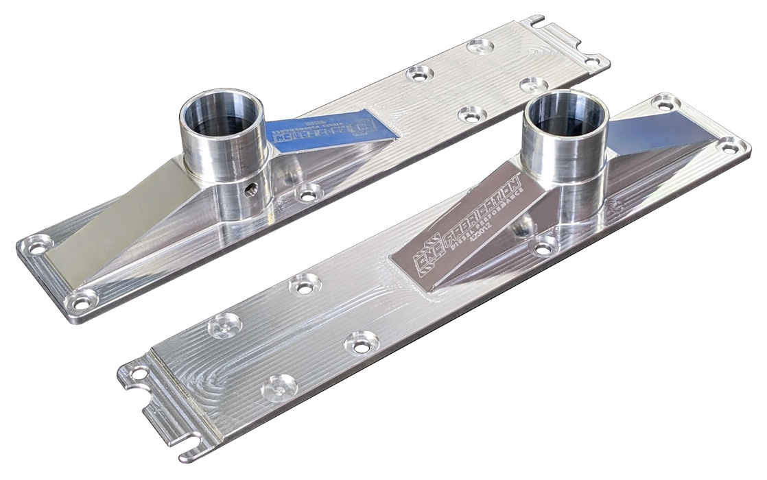 2in Plenum Adapter 94.5-95 7.3L CNC Fab 2 Inch 8 Bolt Billet Intake Plenums | Air Intake ...