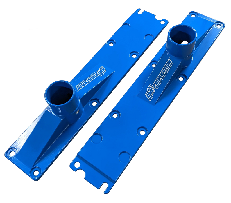 94.5-95 7.3L CNC Fab 2 Inch 8 Bolt Billet Intake Plenums