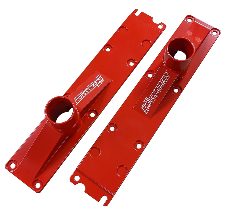 94.5-95 7.3L CNC Fab 2 Inch 8 Bolt Billet Intake Plenums