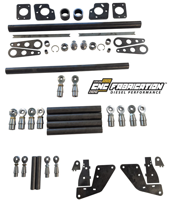 CNC Fabrication 99-07 F250/350 SRW Superduty CNC Fabrication Rear 4 Link Suspension Kit