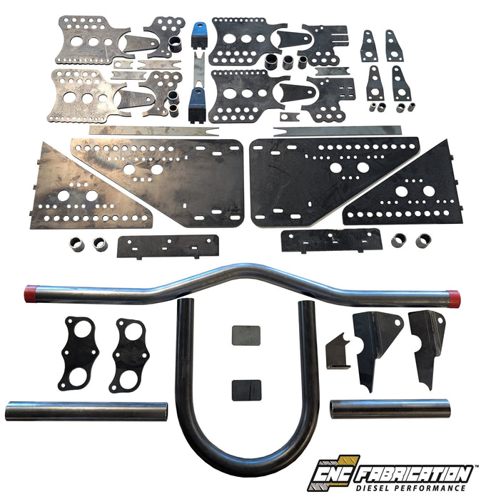 CNC Fabrication 99-07 F250/350 SRW Superduty CNC Fabrication Rear 4 Link Suspension Kit