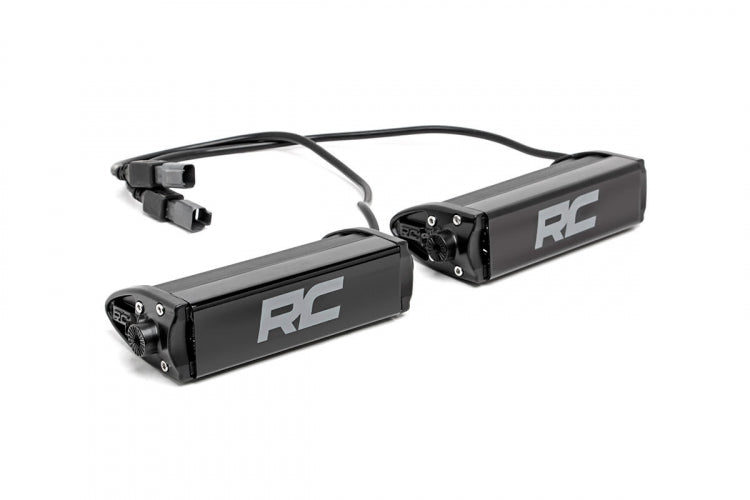 6 Inch CREE LED Light Bars Pair Chrome Series Rough Country