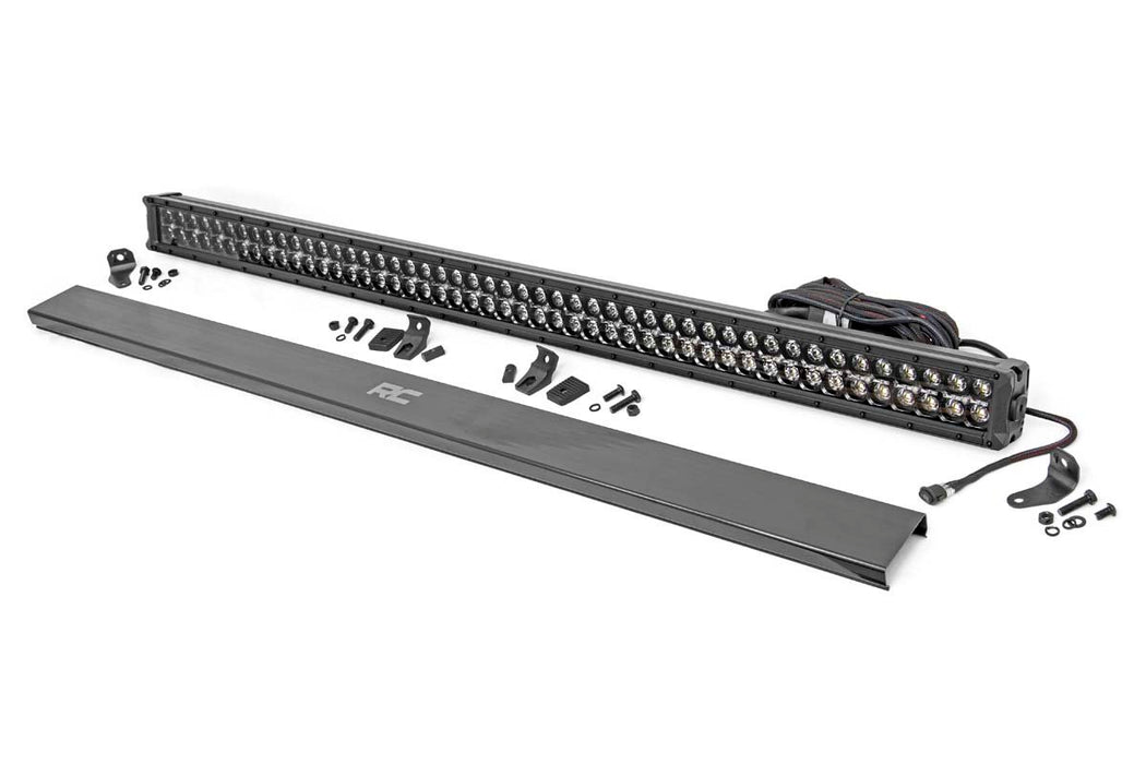 50 Inch CREE LED Light Bar Dual Row Black Series w/White DRL Rough Country