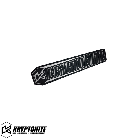 Kryptonite Upper Control Arm Logo Plate UCA88