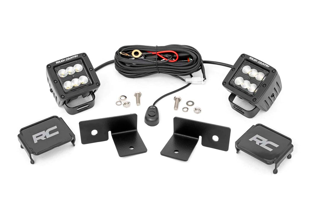 Polaris General 2 Inch Cube Under Bed LED Kit For 18-Pres General Rough Country