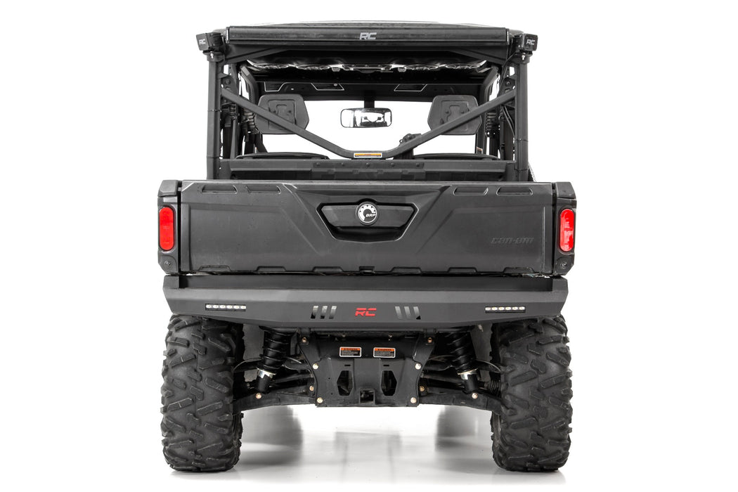 Can-Am/Polaris Rear Bumper w/LED For 16-21 Defender and 18-21 Ranger Rough Country
