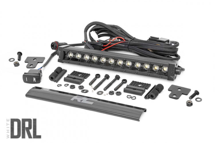 Can-Am Defender 12 Inch Recessed Bumper LED Light Kit 16-20 Defender Rough Country