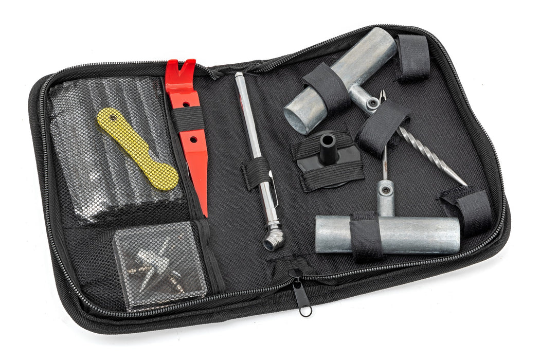 Emergency Tire Repair Kit w/Carrying Case 39pcs Rough Country