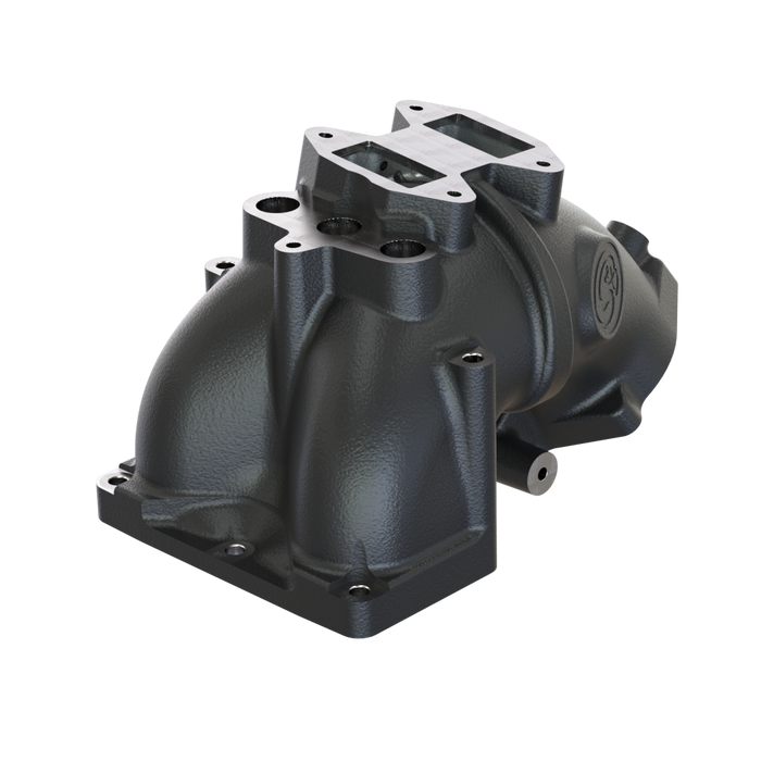 S&B Intake Elbow, Matte black, Dodge Ram 2500/3500 6.7L Cummins Intake Elbow, EGR Compatible, 2007.5-18