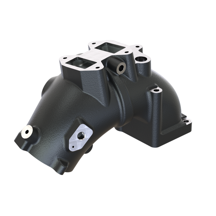 S&B Intake Elbow, Matte black, Dodge Ram 2500/3500 6.7L Cummins Intake Elbow, EGR Compatible, 2007.5-18