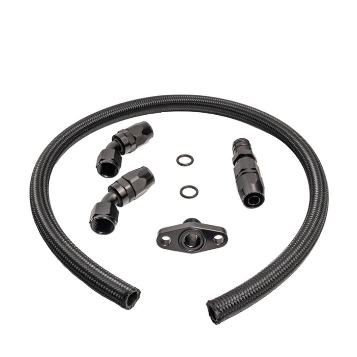 Tombstone Diesel - Turbo Drain Line Kit With -10 AN Fittings - Dodge Ram Cummins