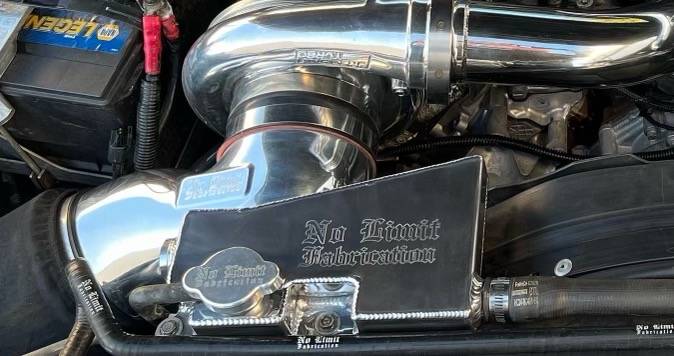 No Limit Fabrication 11-26 6.7 Power Stroke Secondary Coolant Tank