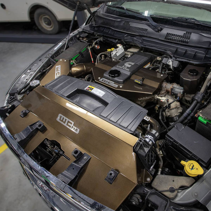 Wehrli 10-12 Cummins Fabricated Aluminum Radiator Cover