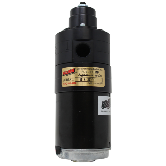 FASS 01-16 GM 2500/3500 Duramax 165gph Signature Series Adjustable Fuel Pump FAS C09 165G