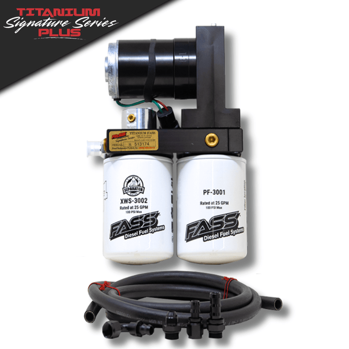 FASS Titanium Signature Series PLUS 100GPH Fuel System for 2005-2018 & 2021-2024 Dodge RAM Cummins 5.9L and 6.7L (Stock-600hp)