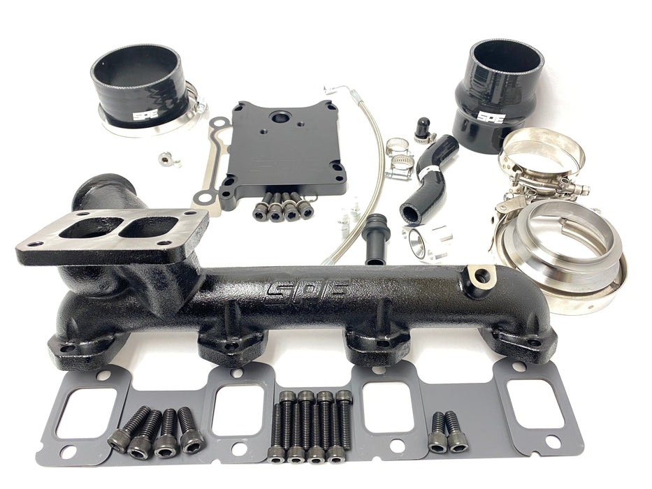 SPE Motorsport 2020+ 6.7L Powerstroke Emperor T4 Manifold Kit.