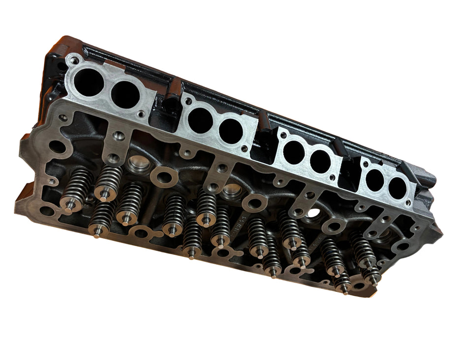 New 6.0 Powerstroke cylinder head assembled with new valves and spring