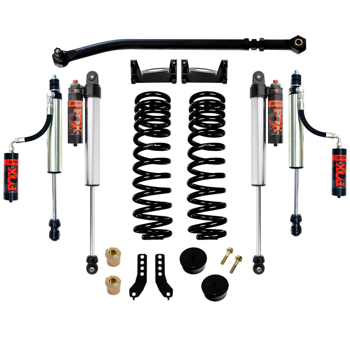 Kryptonite Ford Super Duty F250/F350 Stage 2 Leveling Kit With Fox Factory Race Series Shocks 2017-2025