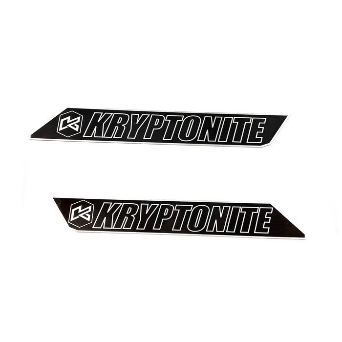 Kryptonite Upper Control Arm Logo Plates UCA99 (kruca99plates)