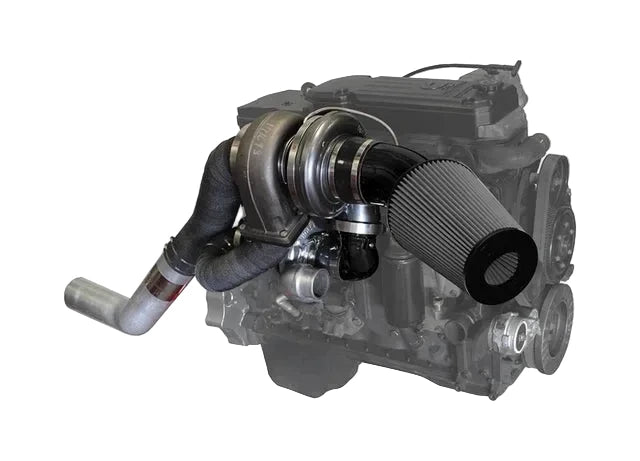 Pusher High Mount Compound Turbo System for 2003-2007 Dodge Cummins Trucks