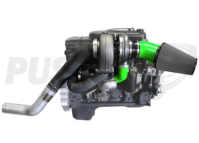 Pusher High Mount Compound Turbo System for 2003-2007 Dodge Cummins Trucks