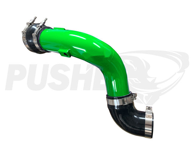 Pusher HD 3" Cold Side Charge Tube for 2017+ Ford F250/350 6.7L Powerstroke w/ Throttle Valve Adapter