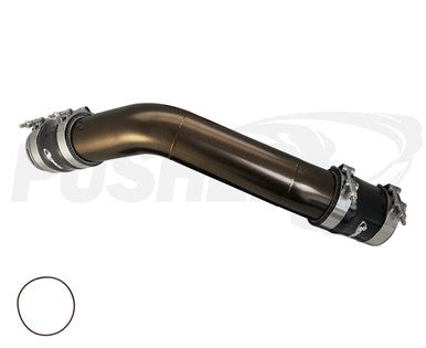 Pusher HD 3" 2-Piece Hot Side Charge Tube for 2015+ Ford F250/350 6.7L Powerstroke for PPE Intercoolers.