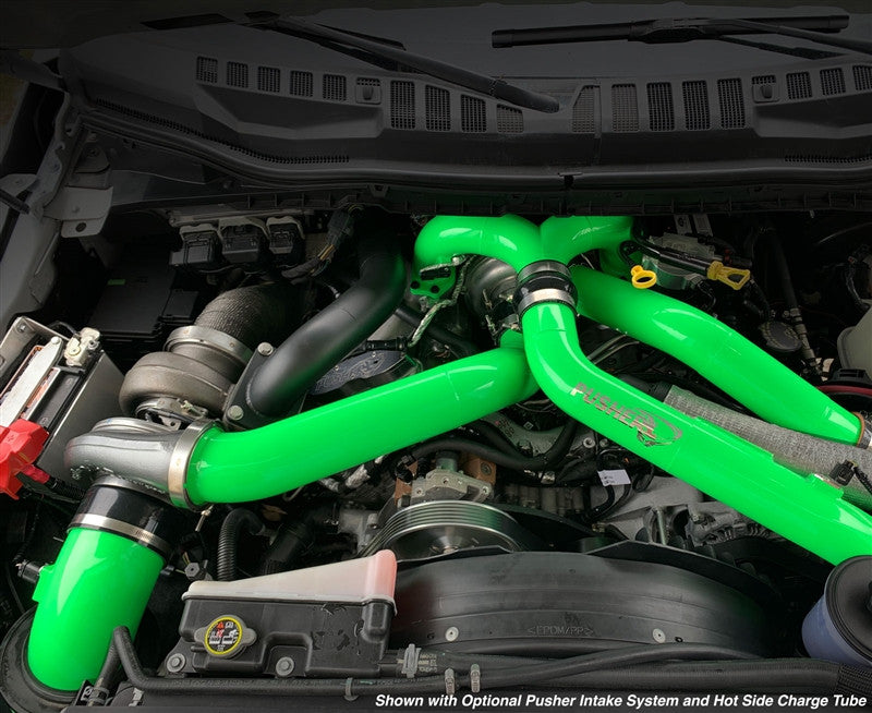 Pusher Compound Turbo System for 2017-19 Ford F250/350 6.7L Powerstroke Super Duty