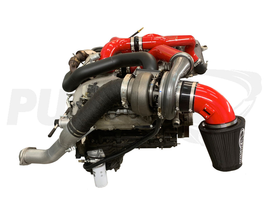 Pusher Compound Turbo System for 2017-19 Ford F250/350 6.7L Powerstroke Super Duty