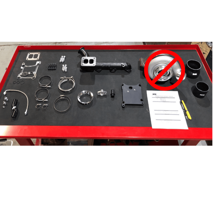 SPE Motorsport 2020+ 6.7L Powerstroke Emperor T4 Manifold Kit.