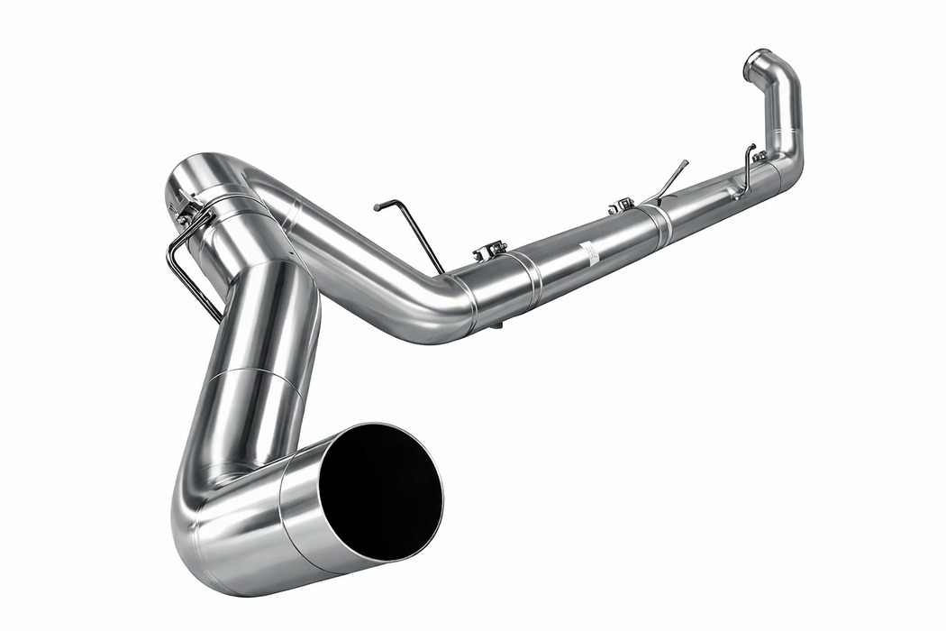 2013-2018 FULLY POLISHED T304 Dodge RAM 6.7 Stainless Steel 5" Full Exhaust.