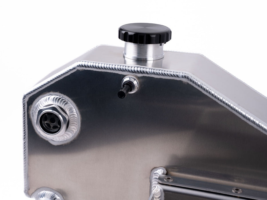 SPE Motorsport 6.7L Powerstroke Primary Coolant Tank with Integrated Battery Box.
