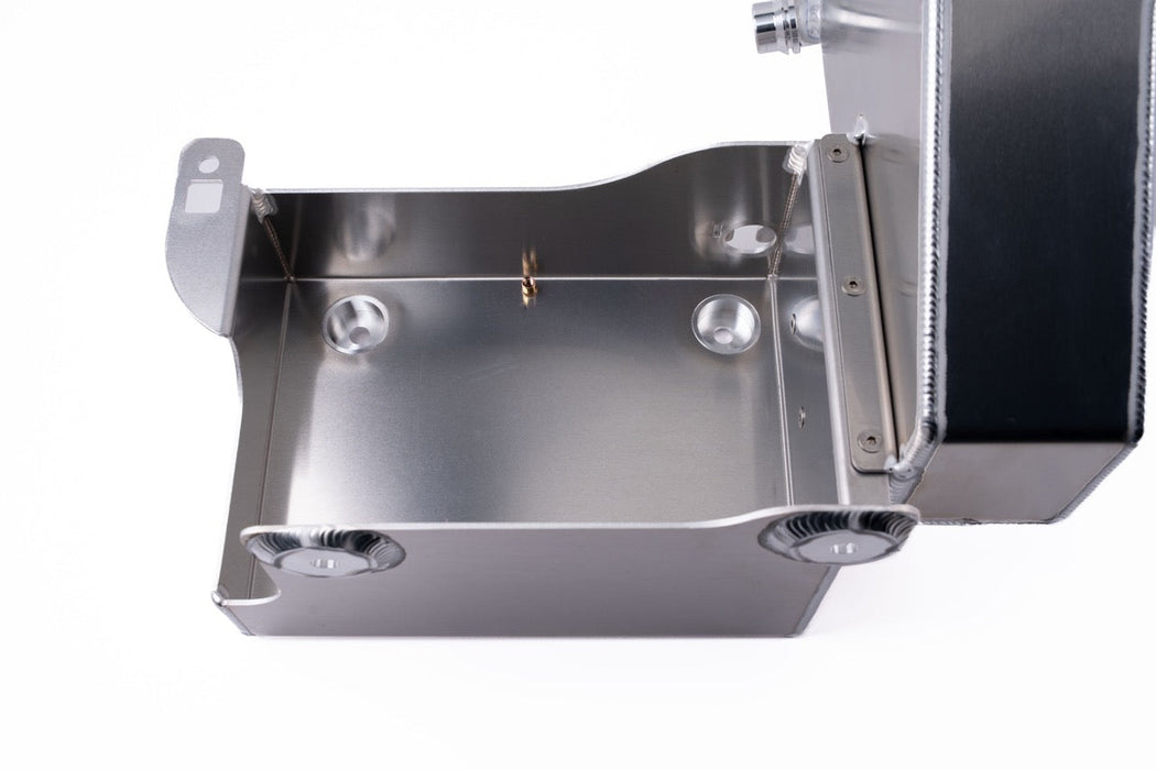 SPE Motorsport 6.7L Powerstroke Primary Coolant Tank with Integrated Battery Box.