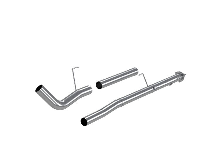 2013-2018 Dodge Ram Cummins 6.7 CAB AND CHASSIS Stainless Steel Race Pipe - 4" - WITH MUFFLER.