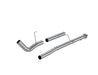 2013-2018 Dodge Ram Cummins 6.7 CAB AND CHASSIS Stainless Steel Race Pipe - 4" - WITH MUFFLER.