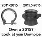 2011-2016 Duramax 6.6 Stainless Steel 4" Race Pipe.