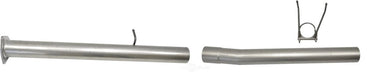 2013-2018 Dodge Ram Cummins 6.7 Stainless Steel Race Pipe - 4" - WITH MUFFLER.