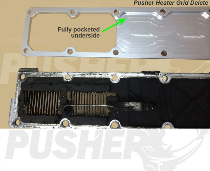 Pusher Heater Grid Delete for 2007.5-2018 Dodge Cummins 2500/3500 \'